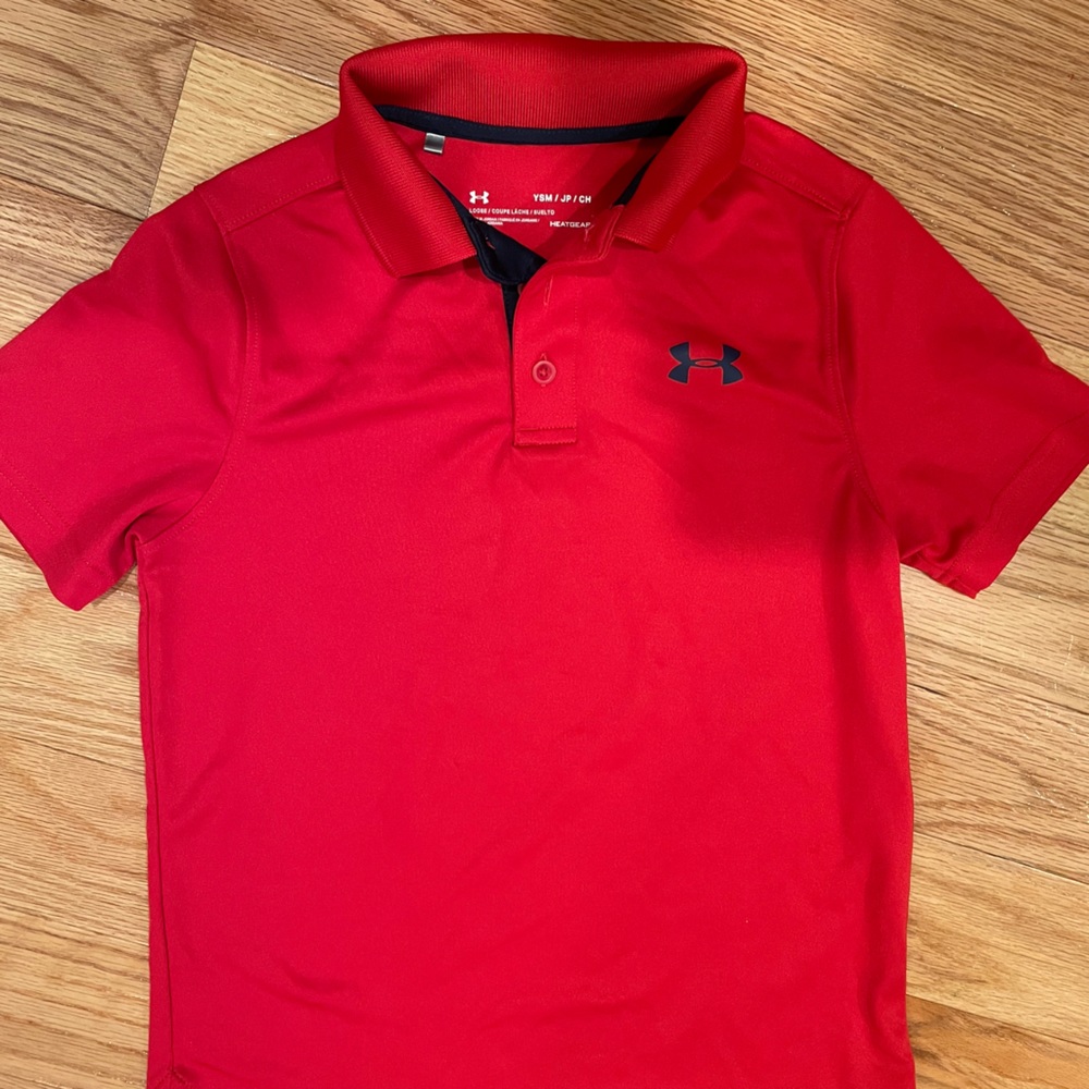 UA red polo